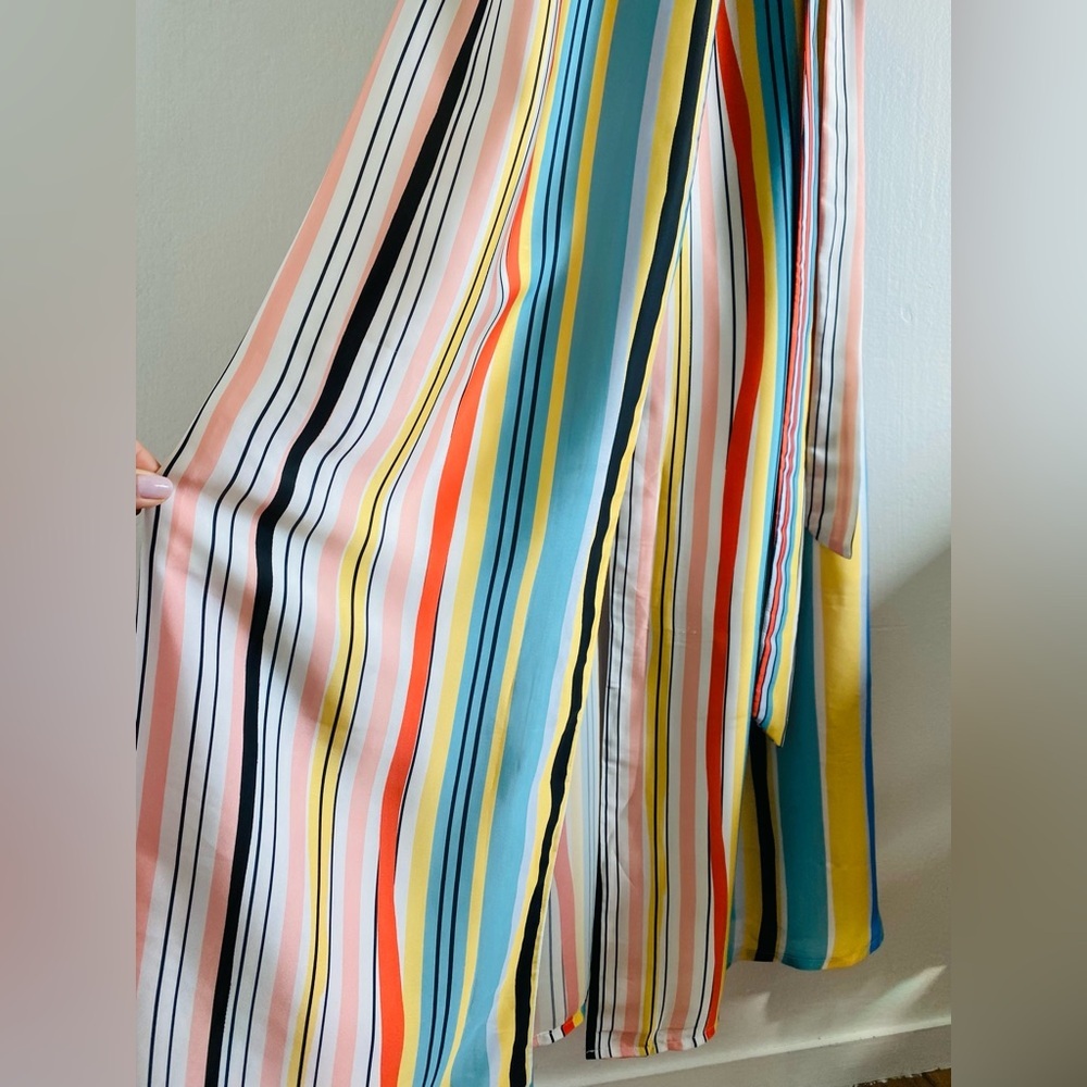 NWT Lovers + Friends Women Montague Maxi Wrap Rainbow Dress Size XS - Picture 6 of 14